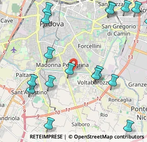 Mappa Lungoargine Codotto e Maronese, 35100 Padova PD, Italia (2.86944)