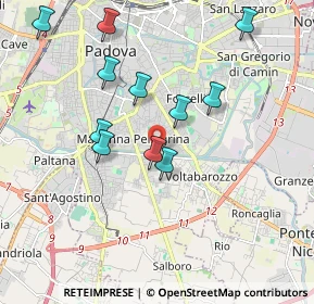 Mappa Lungoargine Codotto e Maronese, 35100 Padova PD, Italia (1.84182)