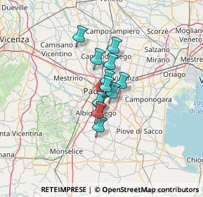 Mappa Lungoargine Codotto e Maronese, 35100 Padova PD, Italia (7.24833)