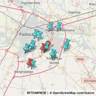 Mappa Via Inghilterra, 35127 Padova PD, Italia (2.93529)