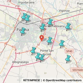 Mappa Via Inghilterra, 35127 Padova PD, Italia (4.20583)