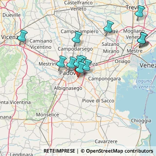 Mappa Via Inghilterra, 35127 Padova PD, Italia (16.49538)