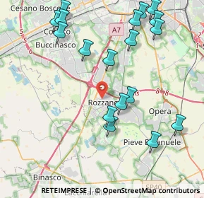 Mappa Via Torino, 20089 Rozzano MI, Italia (4.74944)