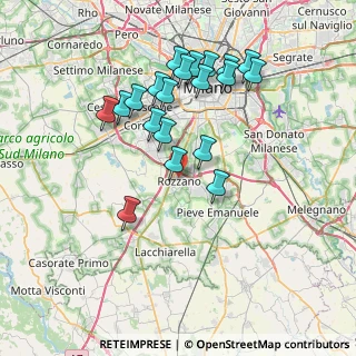Mappa Via Torino, 20089 Rozzano MI, Italia (7.152)