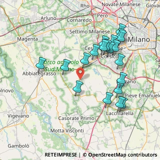 Mappa Via Europa, 20083 Gaggiano MI, Italia (8.042)