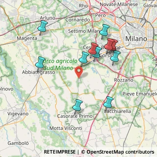Mappa Via Europa, 20083 Gaggiano MI, Italia (7.84917)