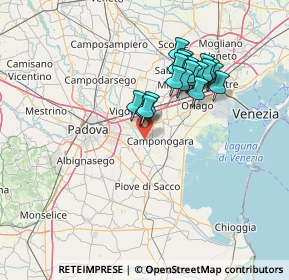 Mappa Via Pava, 30030 Vigonovo VE, Italia (12.232)
