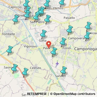 Mappa Via Pava, 30030 Vigonovo VE, Italia (2.9)
