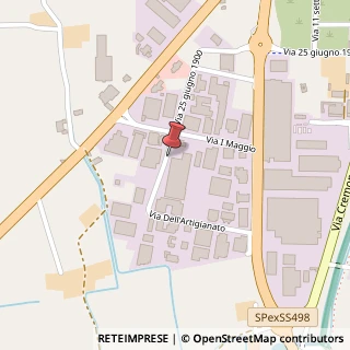 Mappa Via dell'Artigianato, 6, 26029 Soncino, Cremona (Lombardia)