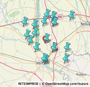 Mappa Largo Marconi Guglielmo, 13010 Villata VC, Italia (6.5705)