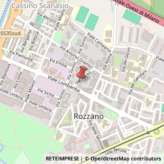 Mappa Via G. B. Iacono, 12, 20089 Rozzano, Milano (Lombardia)