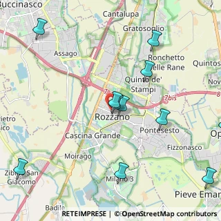 Mappa Via Trento, 20089 Rozzano MI, Italia (2.53364)