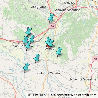 Mappa Via Cesare Battisti, 36045 Lonigo VI, Italia (6.76727)