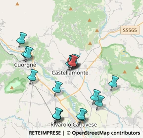 Mappa Piazza Giacomo Matteotti, 10081 Castellamonte TO, Italia (4.19647)