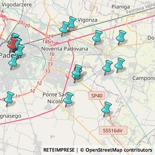 Mappa Via Paolo Borsellino, 35020 Villatora PD, Italia (5.745)
