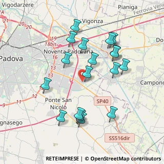 Mappa Via Paolo Borsellino, 35020 Villatora PD, Italia (3.80278)