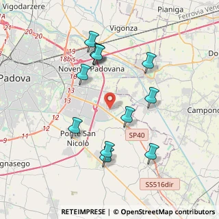 Mappa Via Paolo Borsellino, 35020 Villatora PD, Italia (3.78667)