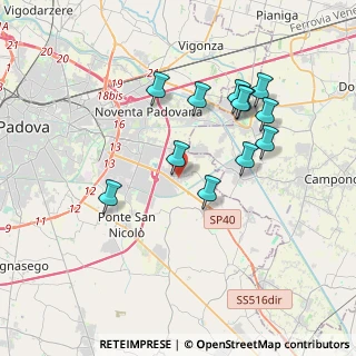 Mappa Via Paolo Borsellino, 35020 Villatora PD, Italia (3.45583)