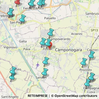 Mappa Via Castellaro, 30030 Fossò VE, Italia (3.3635)