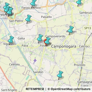 Mappa Via Castellaro, 30030 Fossò VE, Italia (3.31667)