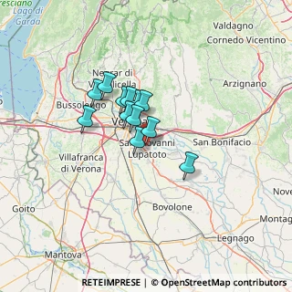 Mappa Via Giuseppe Verdi, 37057 Verona VR, Italia (8.73)
