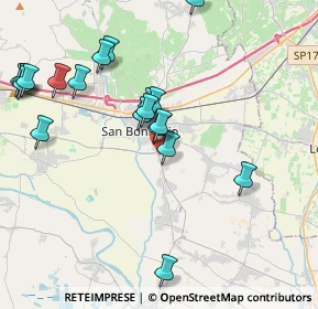 Mappa Località Fontanelle, 37047 San Bonifacio VR, Italia (4.503)