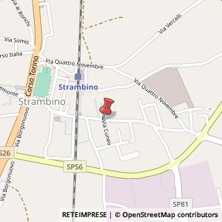 Mappa Via Cotonificio, 67, 10019 Strambino, Torino (Piemonte)