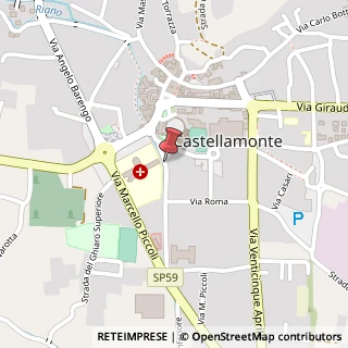 Mappa Via ex internati 11, 10081 Castellamonte, Torino (Piemonte)