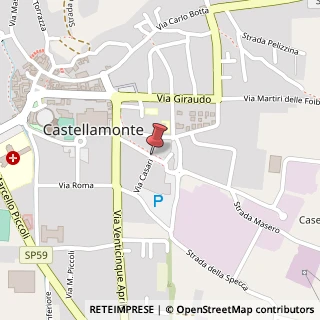 Mappa Via Giacomo Buffa, 10, 10081 Castellamonte, Torino (Piemonte)