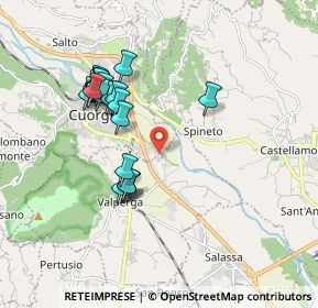 Mappa Via Rivarotta, 10082 Cuorgnè TO, Italia (1.726)