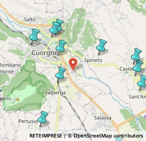 Mappa Via Rivarotta, 10082 Cuorgnè TO, Italia (2.80417)