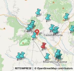 Mappa Via Rivarotta, 10082 Cuorgnè TO, Italia (4.422)