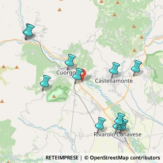 Mappa Via Rivarotta, 10082 Cuorgnè TO, Italia (5.06364)