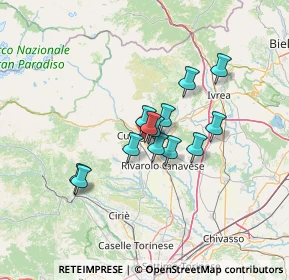 Mappa Via Rivarotta, 10082 Cuorgnè TO, Italia (9.29923)
