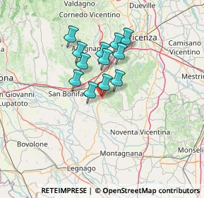 Mappa Via Sartori, 36045 Lonigo VI, Italia (10.05083)