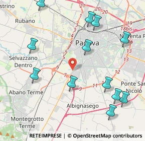 Mappa Via Schio, 35142 Padova PD, Italia (4.96833)