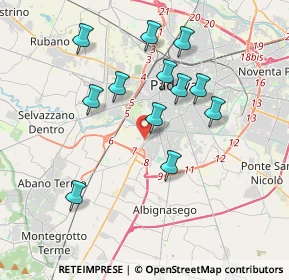 Mappa Via Schio, 35142 Padova PD, Italia (3.46667)