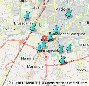 Mappa Via Schio, 35142 Padova PD, Italia (1.58667)