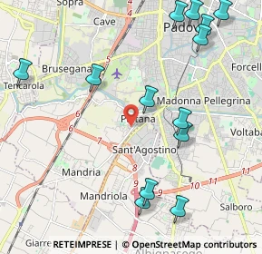 Mappa Via Schio, 35142 Padova PD, Italia (2.56846)