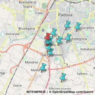 Mappa Via Schio, 35142 Padova PD, Italia (1.405)
