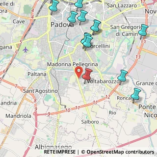 Mappa Via Pietro Pomponazzi, 35124 Padova PD, Italia (2.66071)