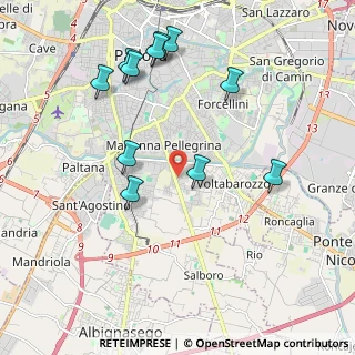 Mappa Via Pietro Pomponazzi, 35124 Padova PD, Italia (2.16636)
