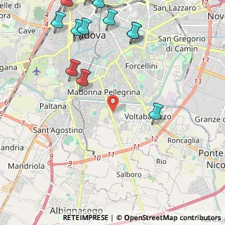 Mappa Via Pietro Pomponazzi, 35124 Padova PD, Italia (2.96333)