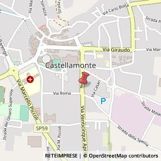 Mappa Via XXV Aprile, 10, 10081 Castellamonte TO, Italia, 10081 Castellamonte, Torino (Piemonte)
