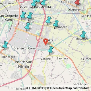 Mappa Via Irpinia, 35020 Villatora PD, Italia (3.13769)
