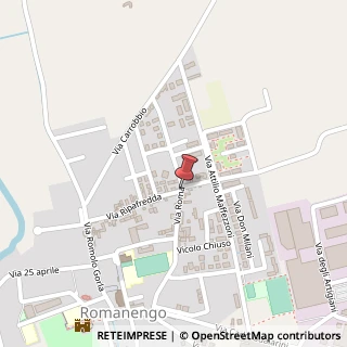 Mappa Via Roma,  43, 26014 Romanengo, Cremona (Lombardia)