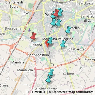 Mappa Via Antonio Genovesi, 35125 Padova PD, Italia (2.155)