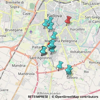 Mappa Via Antonio Genovesi, 35125 Padova PD, Italia (1.36929)