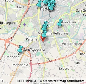 Mappa Via Antonio Genovesi, 35125 Padova PD, Italia (2.499)