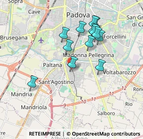 Mappa Via Antonio Genovesi, 35125 Padova PD, Italia (1.69231)